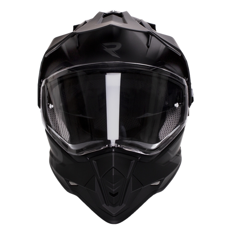 Casque Enduro Street Racer Tracker noir mat