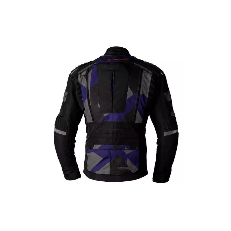 Veste moto RST Pro Series Adventure-X CE noir-gris-bleu soldes