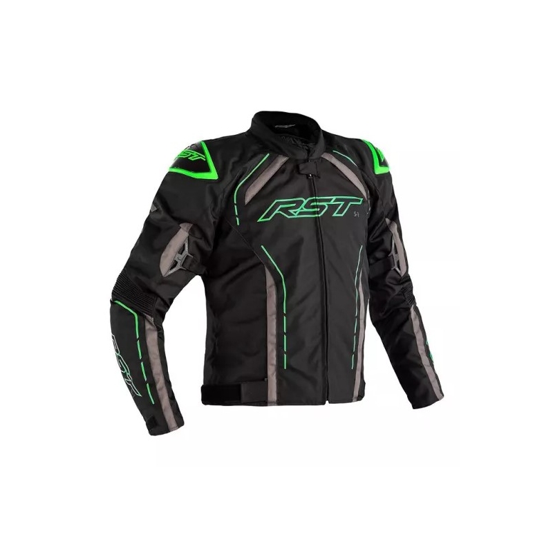 Bunda na motorku RST S-1 CE černo-šedo-fluo zelená výprodej
