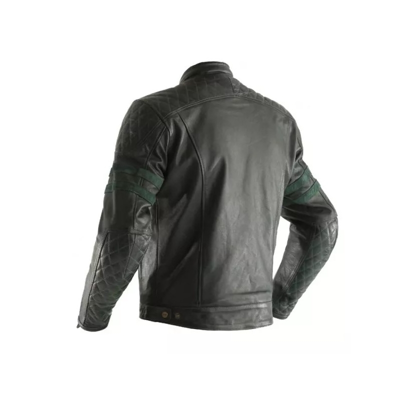 Veste moto RST IOM TT Hillberry CE vert soldes