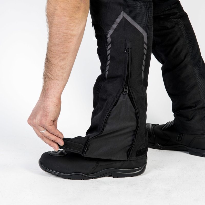 Ozone Flow - Pantalon de moto court - Noir soldes