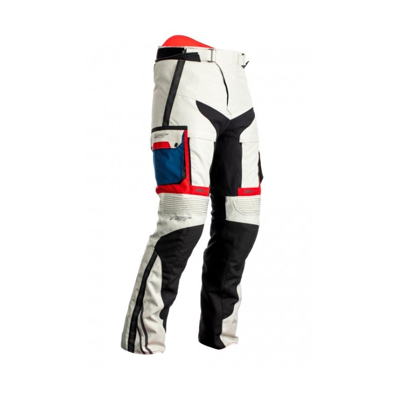 Pantalon de moto RST Pro Series Adventure-X CE Noir-Argent-Bleu-Rouge soldes