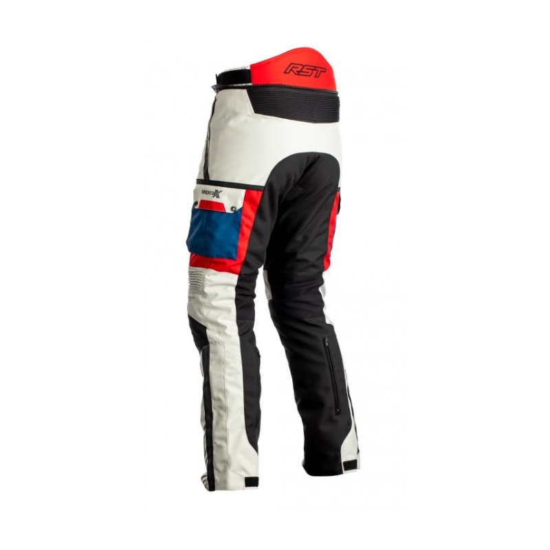 Pantalon de moto RST Pro Series Adventure-X CE Noir-Argent-Bleu-Rouge soldes
