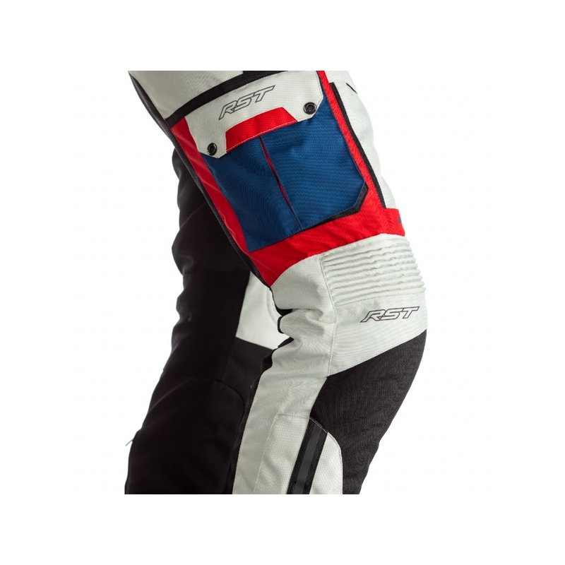 Pantalon de moto RST Pro Series Adventure-X CE Noir-Argent-Bleu-Rouge soldes