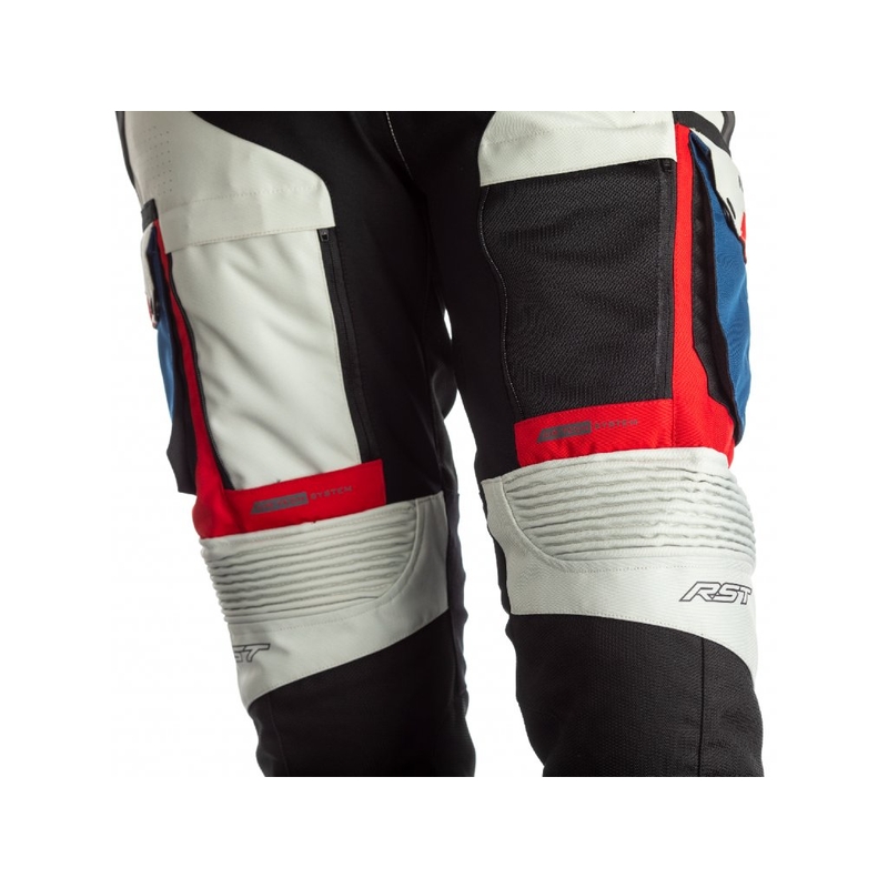 Pantalon de moto RST Pro Series Adventure-X CE Noir-Argent-Bleu-Rouge soldes