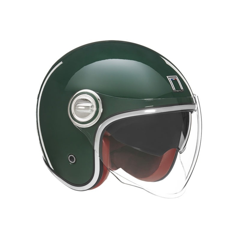 Casque moto ouvert NOX PREMIUM Heritage vert