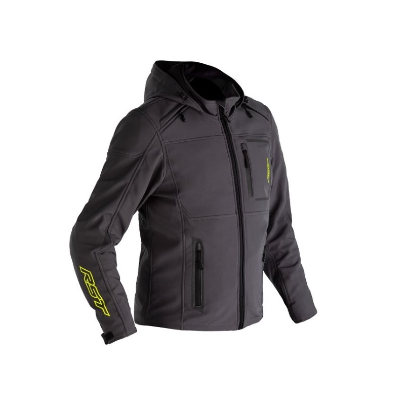Veste moto RST X Frontline CE gris-jaune fluo soldes