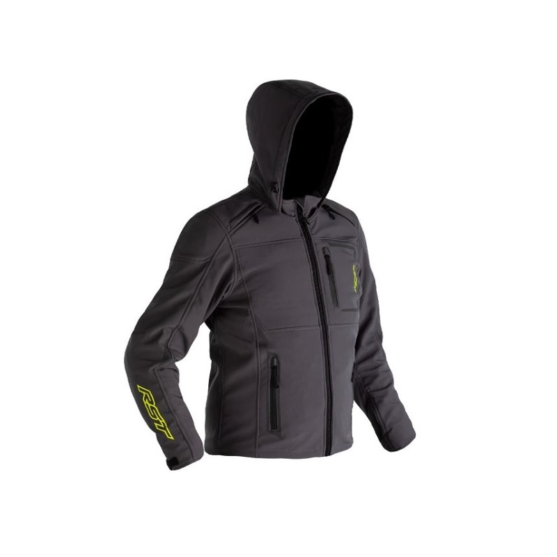 Veste moto RST X Frontline CE gris-jaune fluo soldes