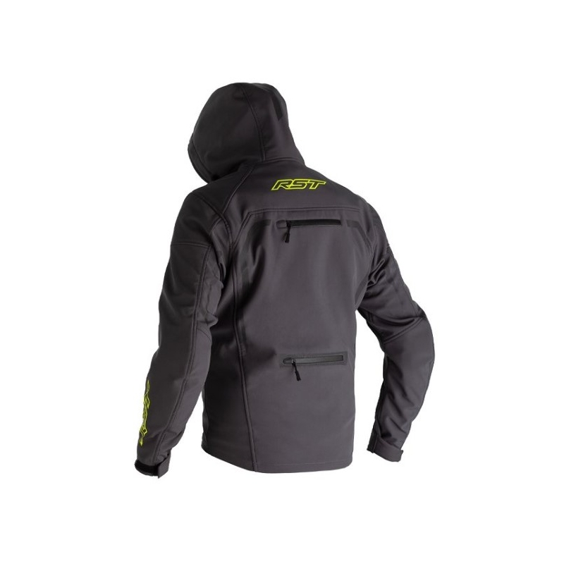 Veste moto RST X Frontline CE gris-jaune fluo soldes