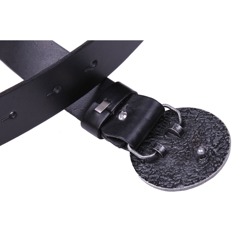 Ceinture moto en cuir avec boucle BMW