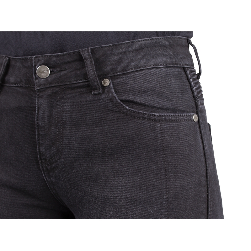 Jeans moto Ozone Agness II Black pour femme