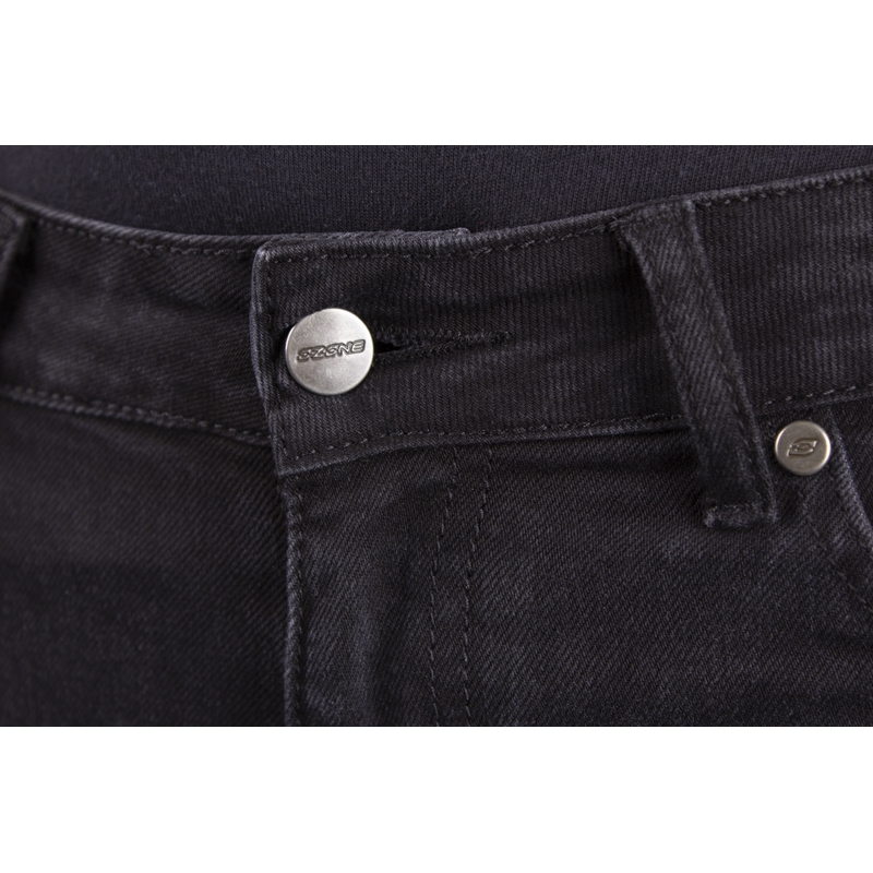 Jeans moto Ozone Agness II Black pour femme