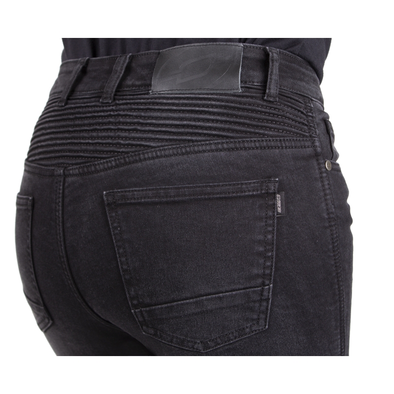 Jeans moto Ozone Agness II Black pour femme