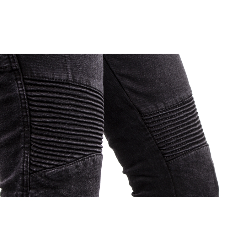 Jeans moto Ozone Agness II Black pour femme