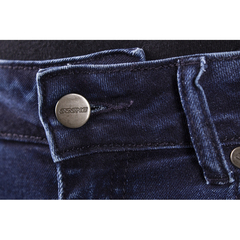 Jean moto femme Ozone Agness II bleu