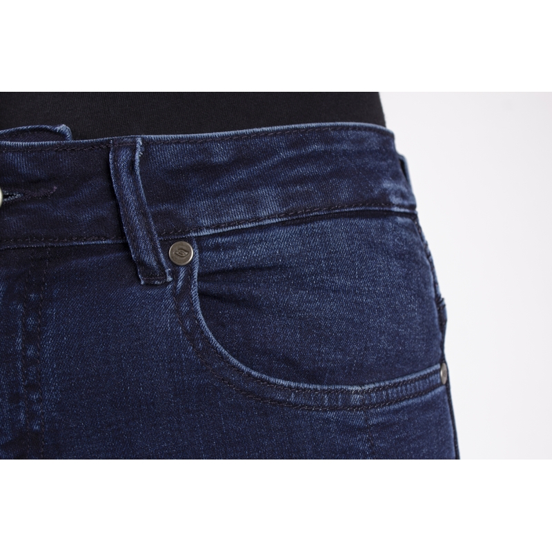 Jean moto femme Ozone Agness II bleu