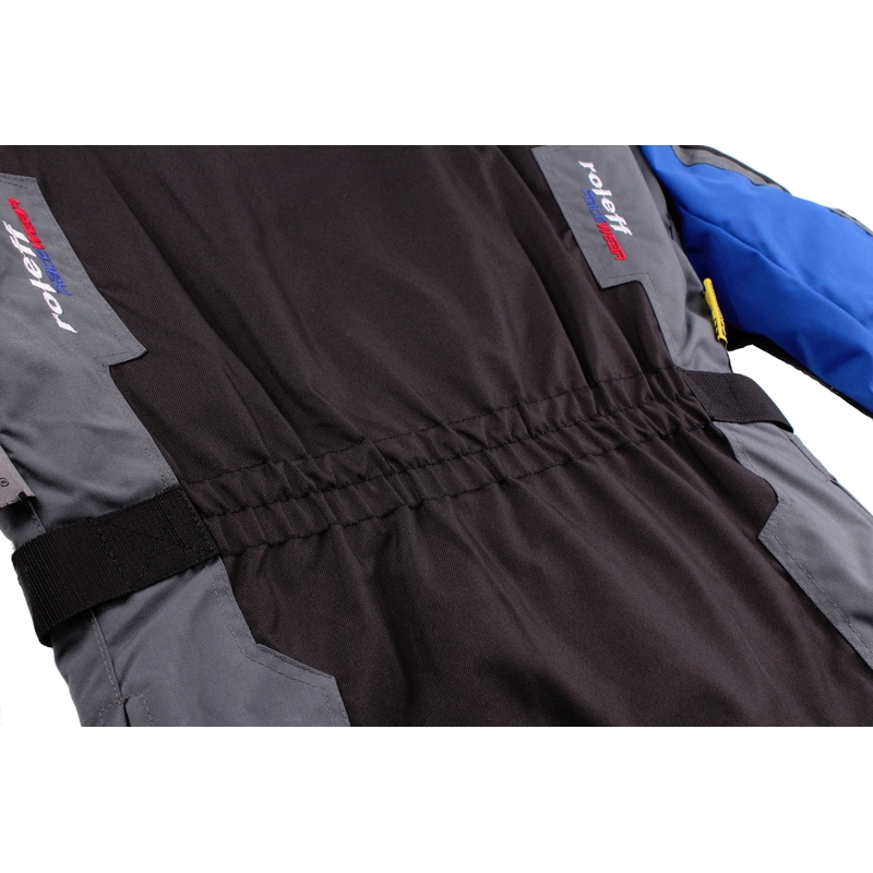 Veste de moto Roleff Liverpool noire et bleue
