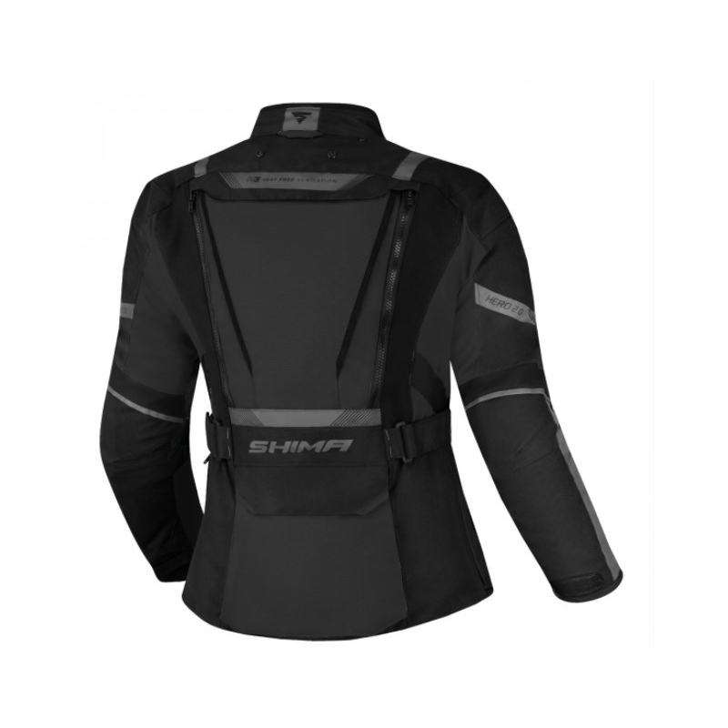 Veste moto femme Shima Hero 2.0 Noir