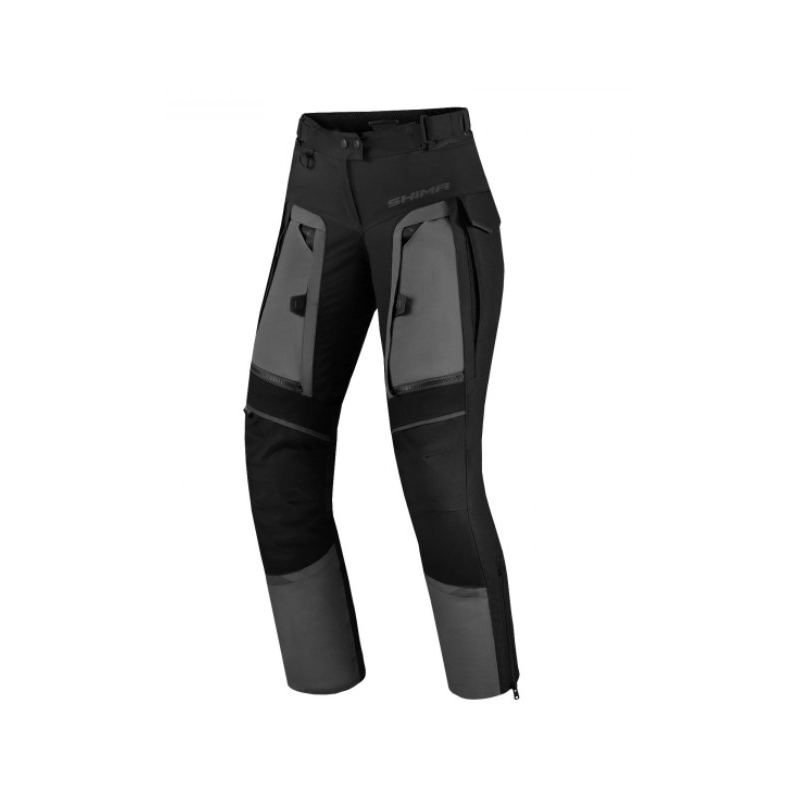 Pantalon de moto Shima Hero 2.0 pour femme, noir et gris