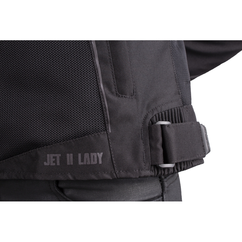 Veste de moto Ozone Jet II Black pour femme soldes