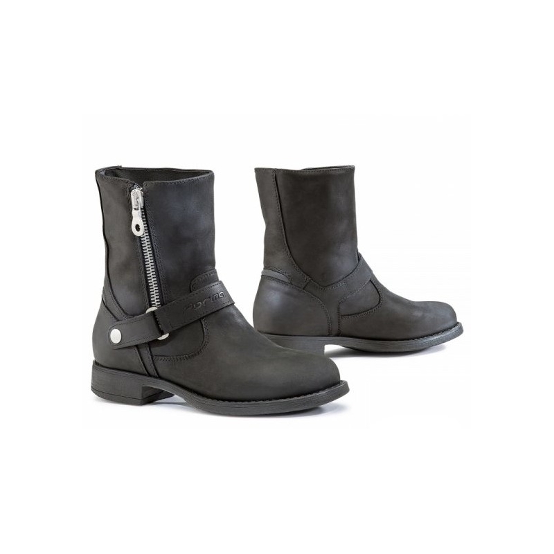 Bottes de moto pour femmes Forma Eva WP noir