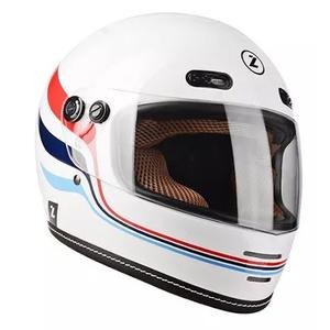 Casque moto intégral Lazer Oroshi Wings blanc-rouge-bleu soldes