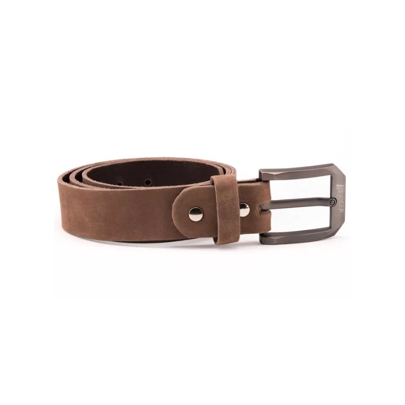 Ceinture en cuir BROGER Alaska marron soldes