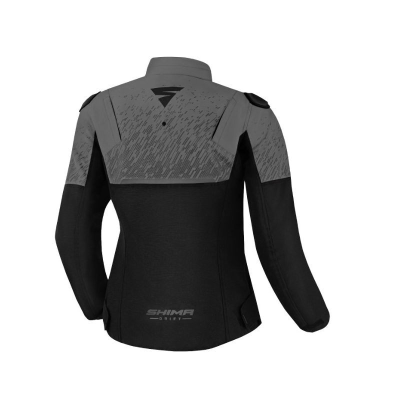 Veste moto femme Shima Drift noir-gris