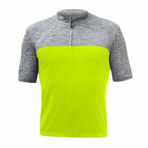 SENSOR CYKLO MOTION maillot homme manche complète jaune fluo/gris soldes