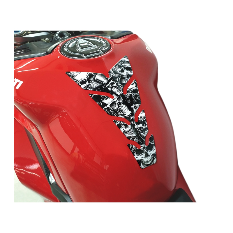 Autocollant pour réservoir de carburant - Max Skulls1