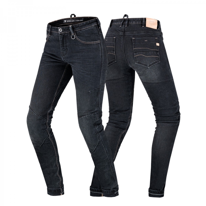 Jeans de moto Shima Devon noir pour femmes soldes
