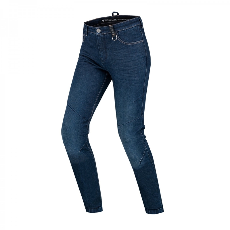 Jeans moto Shima Devon pour femme bleu foncé étendu