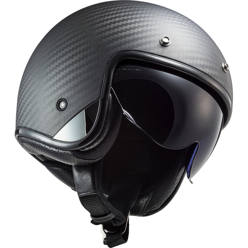 Casque moto ouvert LS2 OF601 Bob C Carbon - grade II