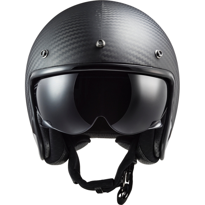 Casque moto ouvert LS2 OF601 Bob C Carbon - grade II