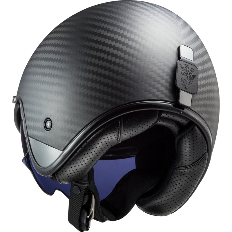 Casque moto ouvert LS2 OF601 Bob C Carbon - grade II