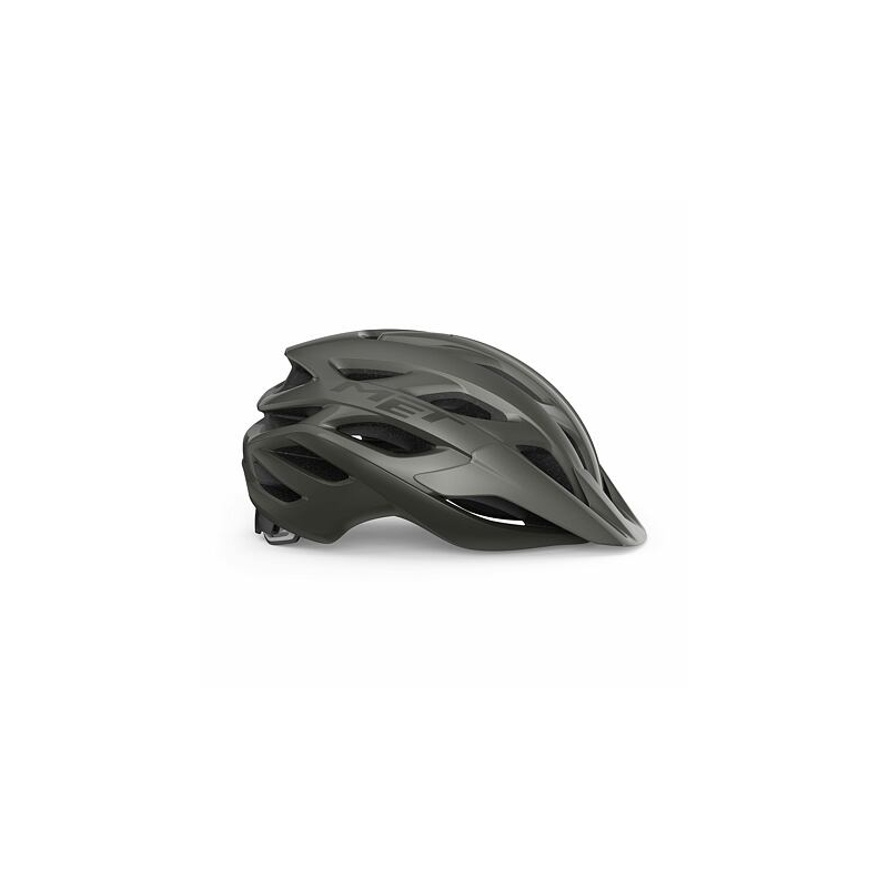 Casque de vélo MET Veleno titanium metallic soldes