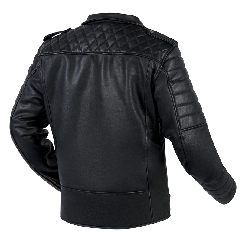 Ozone Ramones Modern Black Motorcycle Jacket soldes