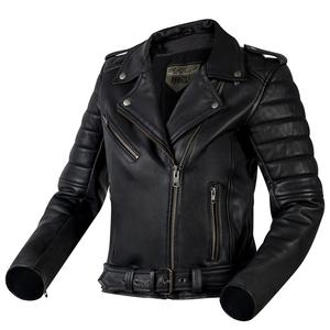 Veste de moto Ozone Ramones Modern Black pour femme soldes