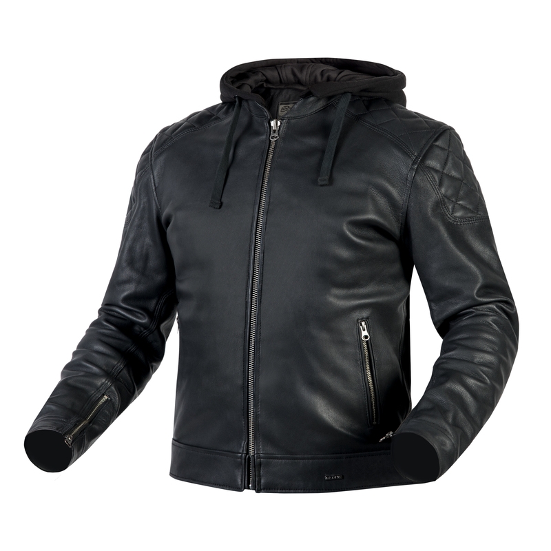 Veste moto noire Ozone Striker soldes