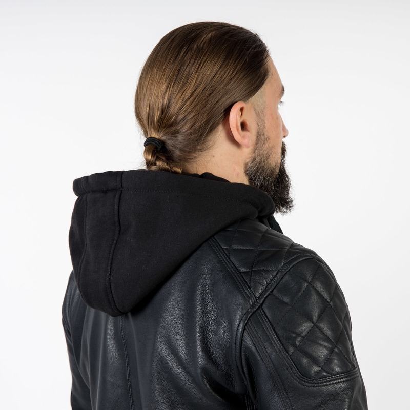 Veste moto noire Ozone Striker soldes