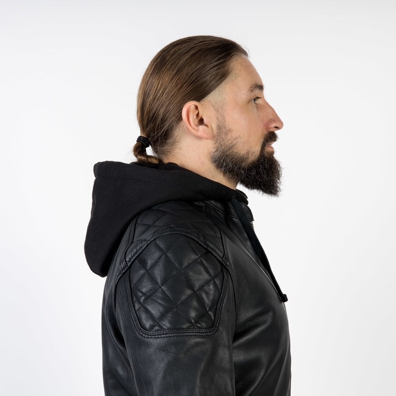 Veste moto noire Ozone Striker soldes