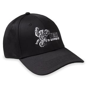 YEAH I'm Wheelie'n ! casquette noire soldes