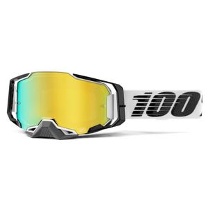 Lunettes de motocross 100% ARMEGA Atmos plexi or miroité