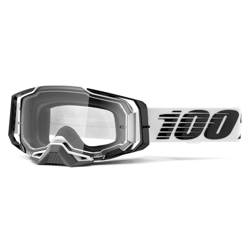 Lunettes de motocross 100% ARMEGA Atmos plexi clair