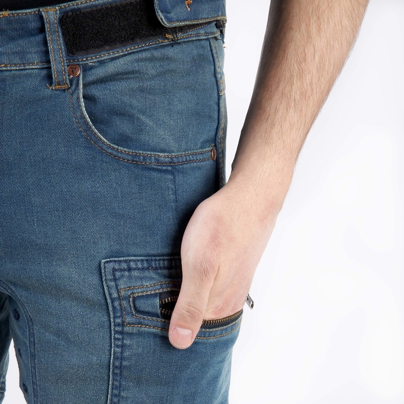 Jean moto Rebelhorn Urban III, bleu
