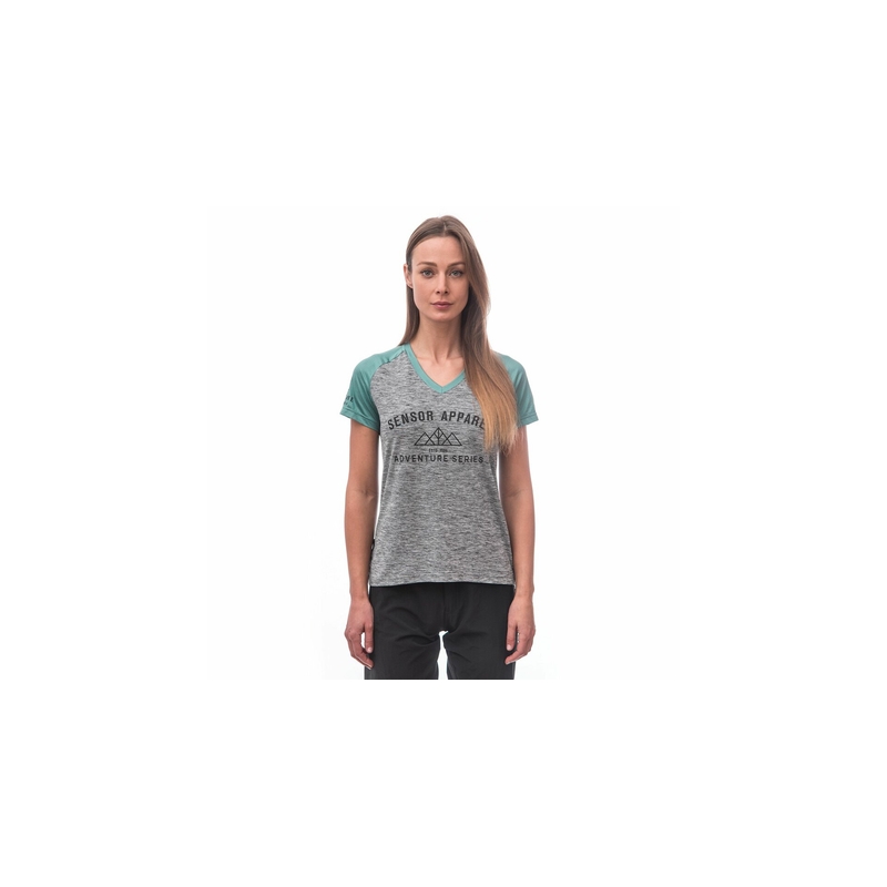 SENSOR CYKLO CHARGER maillot libre femme gris/mint soldes
