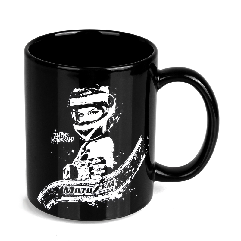 Mug MotoZem - Nous vivons avec les motos - Femme
