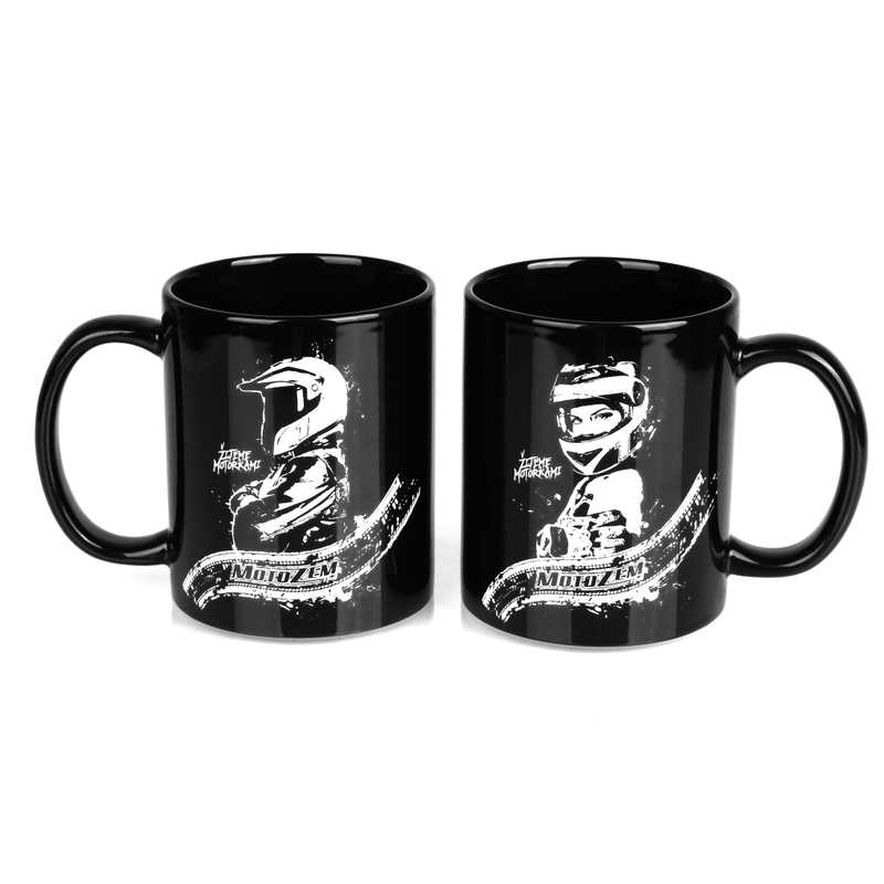 Mug MotoZem - Nous vivons avec les motos - Femme
