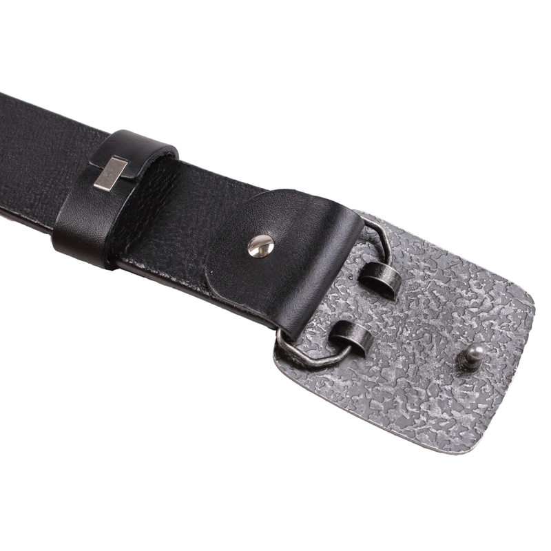 Ceinture moto en cuir avec boucle Suzuki