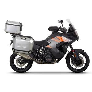 Kompletní sada hliníkových kufrů SHAD TERRA, 37L topcase   36L/47L boční kufry, včetně montážní sady a plotny SHAD KTM Super Adventure 1290 (R, S)